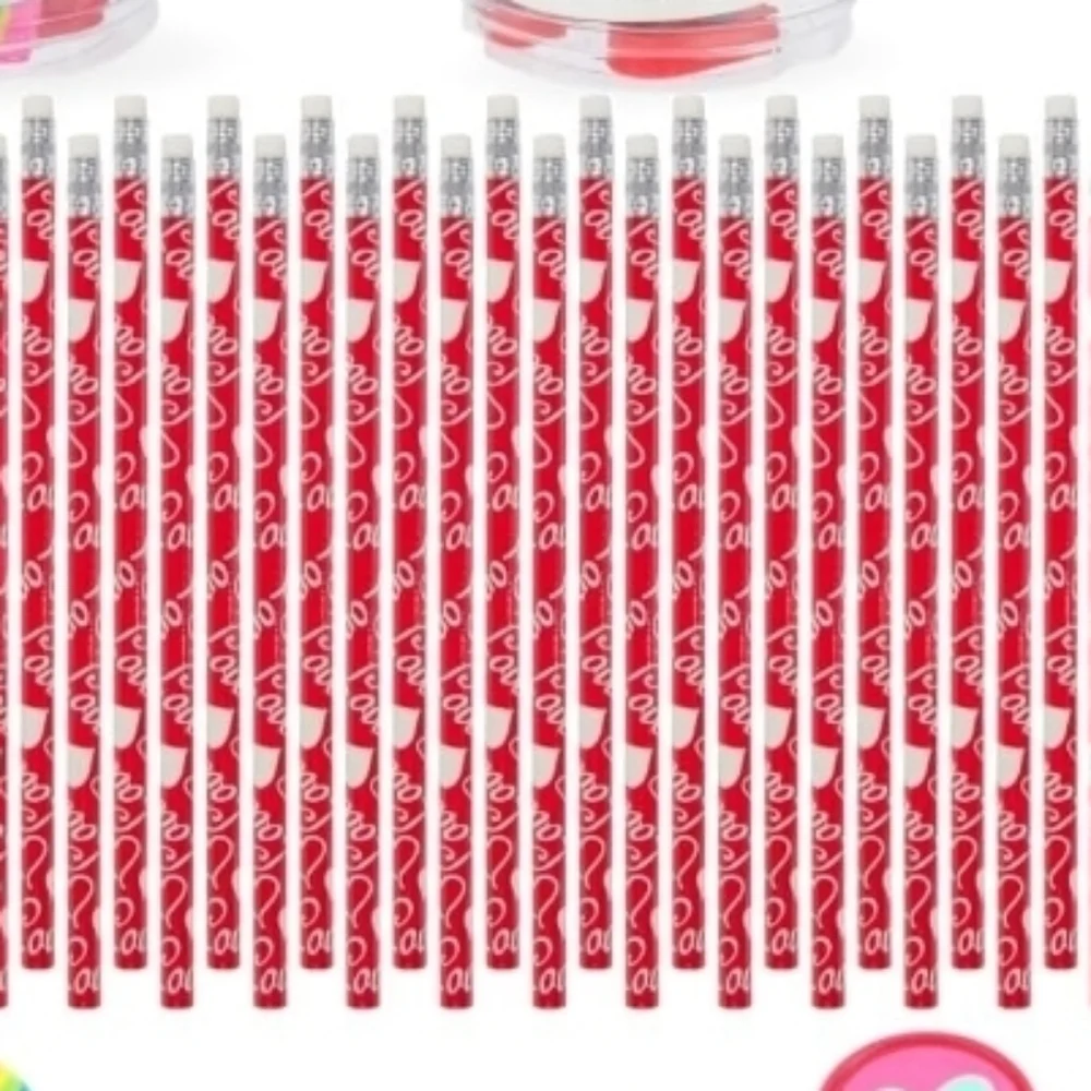 Pencils Printed with Love 30 Pack